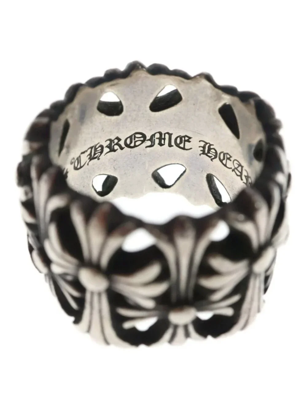 Chrome Hearts Cemetery Black Sling Silver